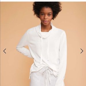 Lou & Grey Drawstring Neck Top